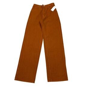 NWT Jesse Kam California Wide Relaxed Pants Women's 0 Skater Boho 90s
